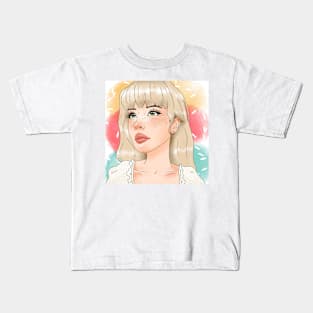 Rainbow freckles!!!🌈 Kids T-Shirt